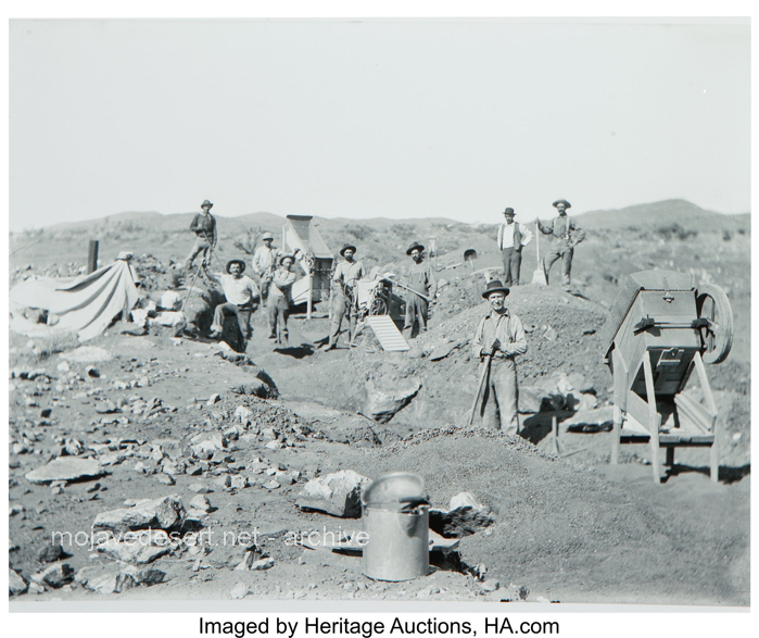 Dry Washing for Gold at St. Elmo, Randsburg